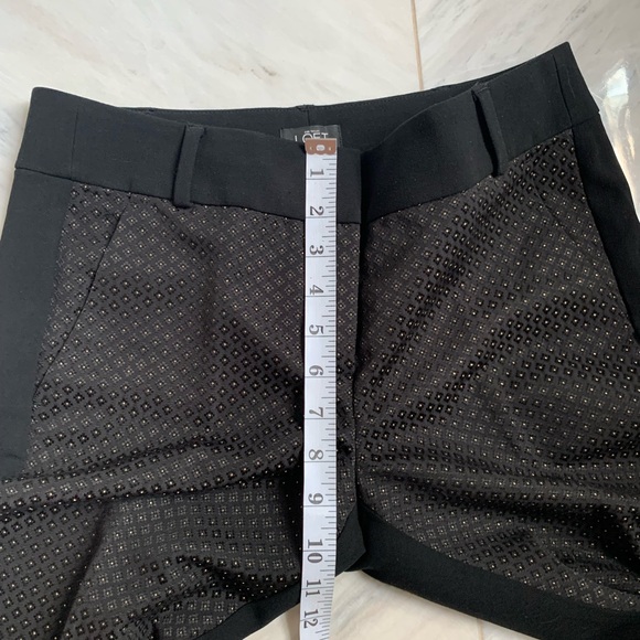 Ann Taylor Loft Marisa Black Tuxedo Pants Size 4 Petite - Picture 8 of 9